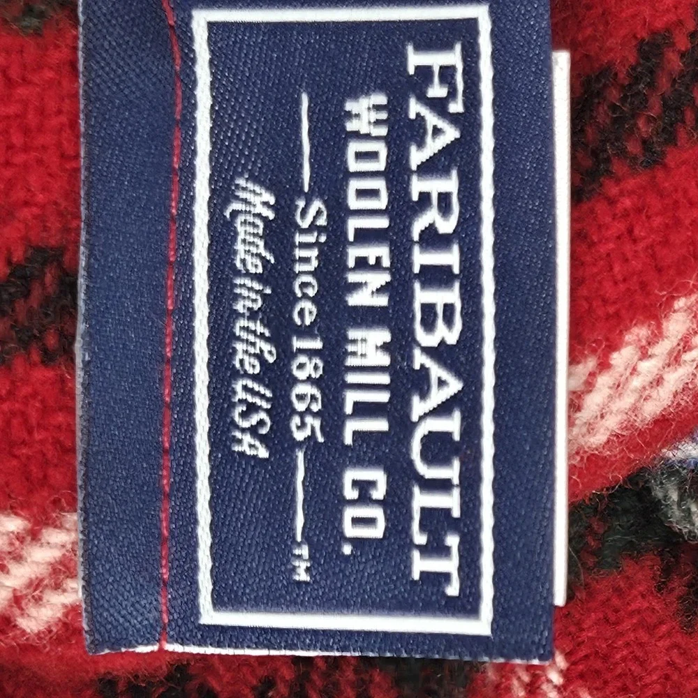 2 VTG Faribault Woolen Mill Pillow Covers Stewart Tartan Plaid 19.5